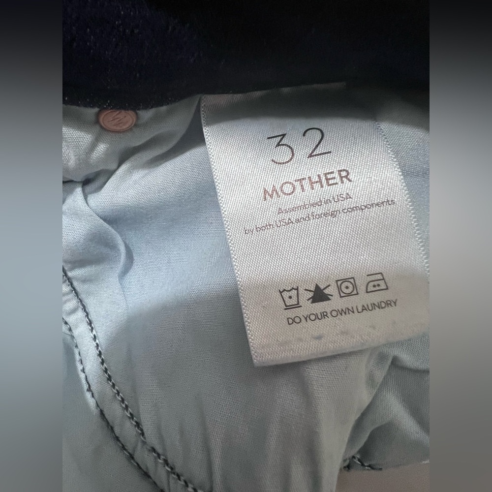 MOTHER Dark Blue Women Jeans - Picture 7 of 14